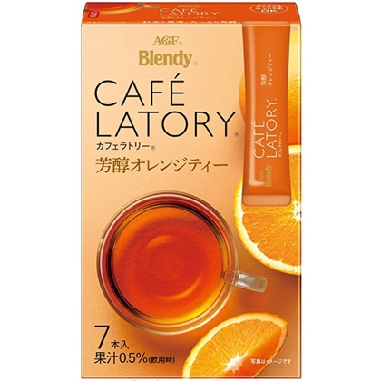 [現貨] AGF Blendy Cafe Latory 橘子果茶 水果茶 沖泡飲 Orange Tea