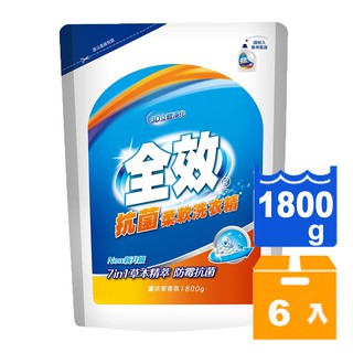 毛寶 全效抗菌柔軟洗衣精-薰衣草本香 補充包 1800g (6包)/箱【康鄰超市】