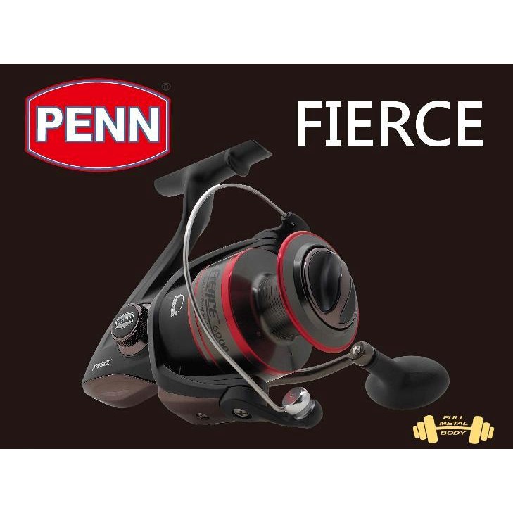 PENN FIERCE Spinning Reel  FRC3000    捲線器 送線+免運費《屏東海豐》