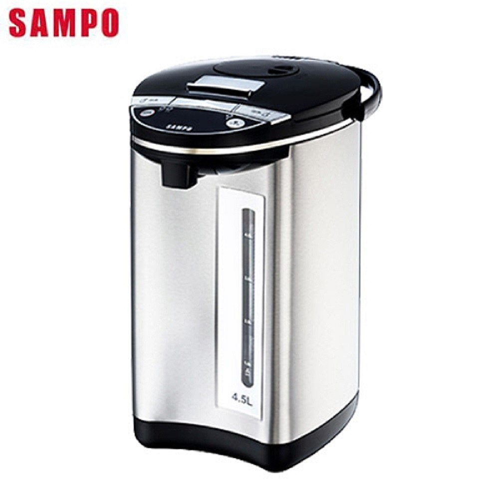 SAMPO 聲寶- 4.5L三級能電動給水304不銹鋼內膽微電腦電熱水瓶 KP-LC45W 廠商直送