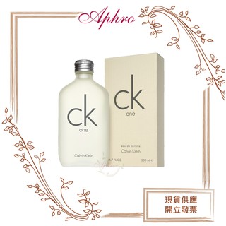 🌹Aphro阿芙蘿🌹Calvin Klein CK one中性淡香水100ML/200mL