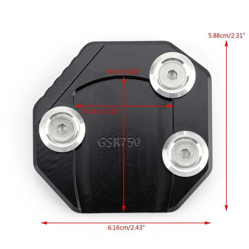 Suzuki專用CNC側支架加大腳座 適用GSR750 11-15 GSX-S1000/F 15+-極限超快感