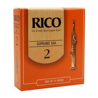 RICO Soprano 高音薩克斯風竹片 2號/2.5號/3號/3.5號 (10片/盒)【橘包裝】[唐尼樂器]