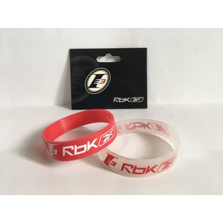 Reebok 手環 Iverson 運動手環 運動矽膠手環 識別手環 籃球手環 艾佛森 二條一組 白 紅 AC-4152
