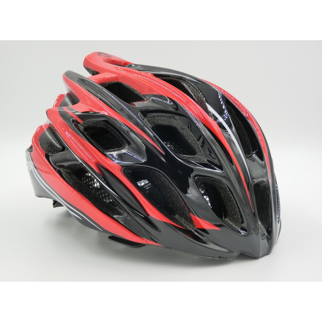 【CORSA】 FX2 輕量級 INMOLD 26孔自行車安全帽 - 紅/黑款 - L - Giant捷安特同款