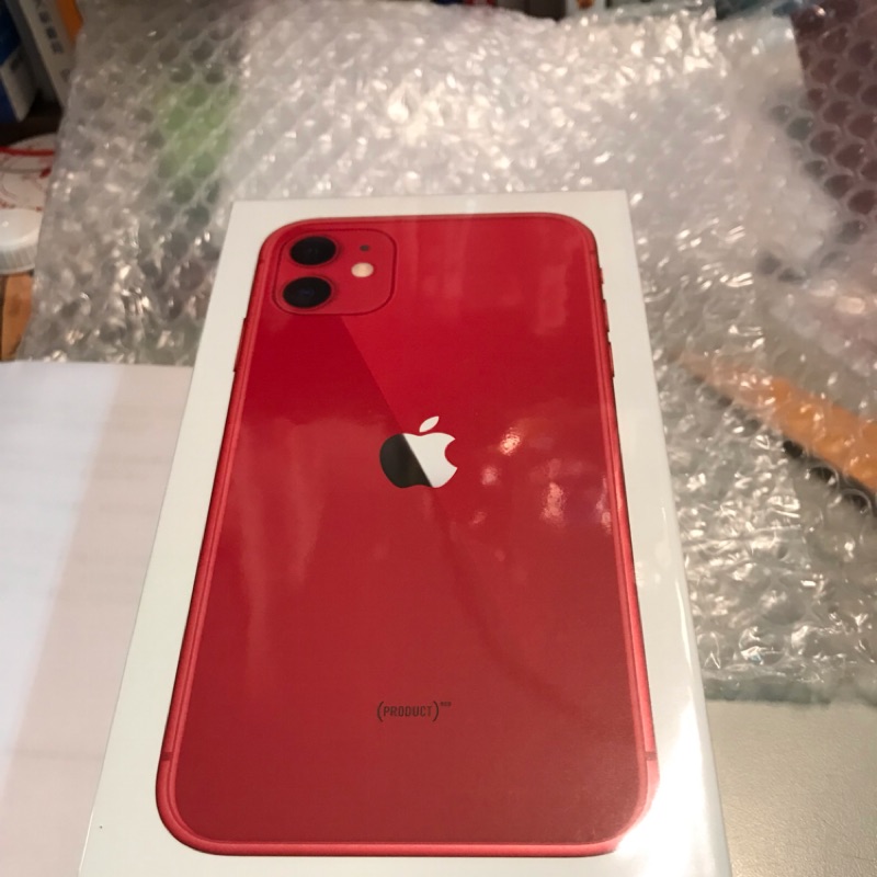 全新未拆iphone 11 128g 紅 i11