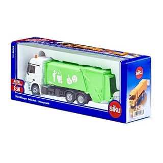 全新 Siku 2938 垃圾車 1:50 綠色 模型車 合金 精緻 卡車 貨車