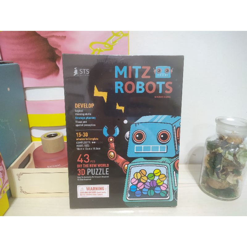 全新 Mitz Robots機器人3D立體拼圖