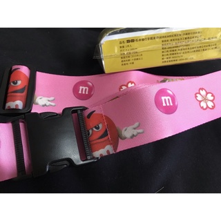 M&M巧克力品牌行李箱束帶