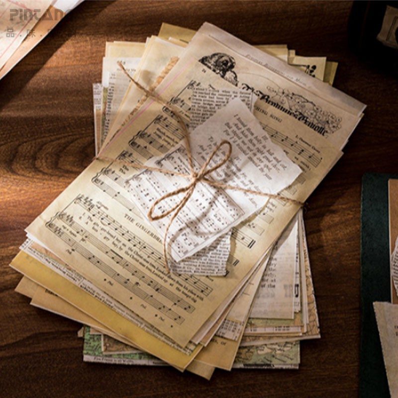 限時下殺 復古風手帳素材和紙貼紙歐美復古英文雜志款手賬裝飾貼紙報紙 蝦皮購物