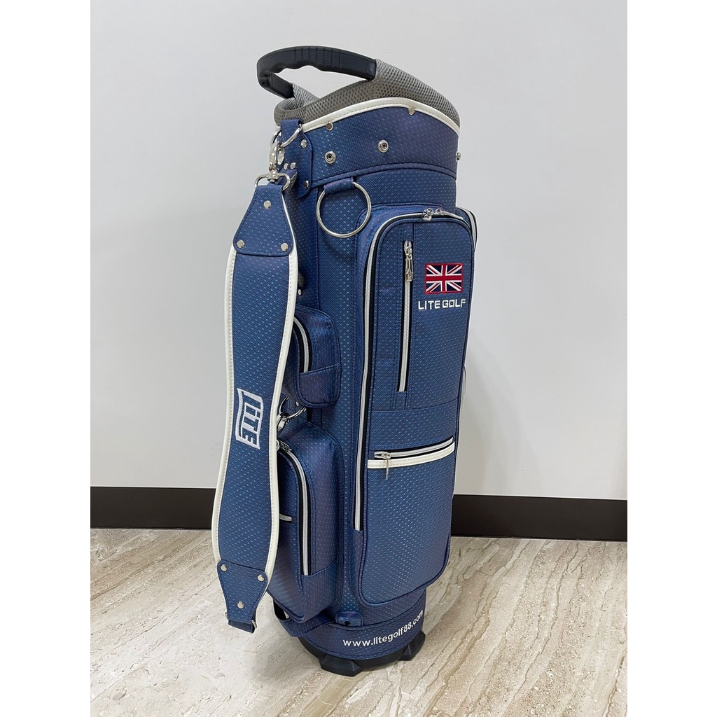 飛仕特高爾夫 Lite TA-5670 Cart Bag 9吋 ,藍 高爾夫球袋