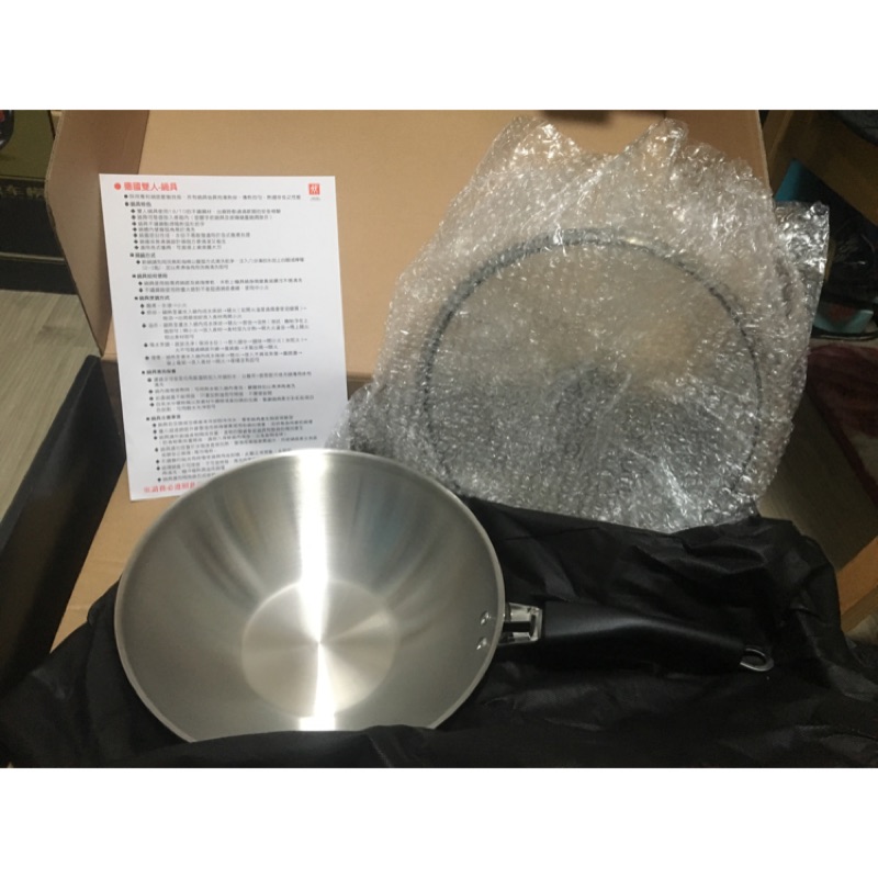 【全新現貨正品 精美包裝】德國 雙人牌 ZWILLING–TWIN I.V.I GK 30CM 單柄中式炒鍋