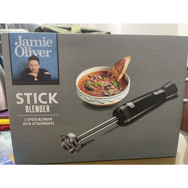 Jamie Oliver 電動調理攪拌棒三件組（全新）