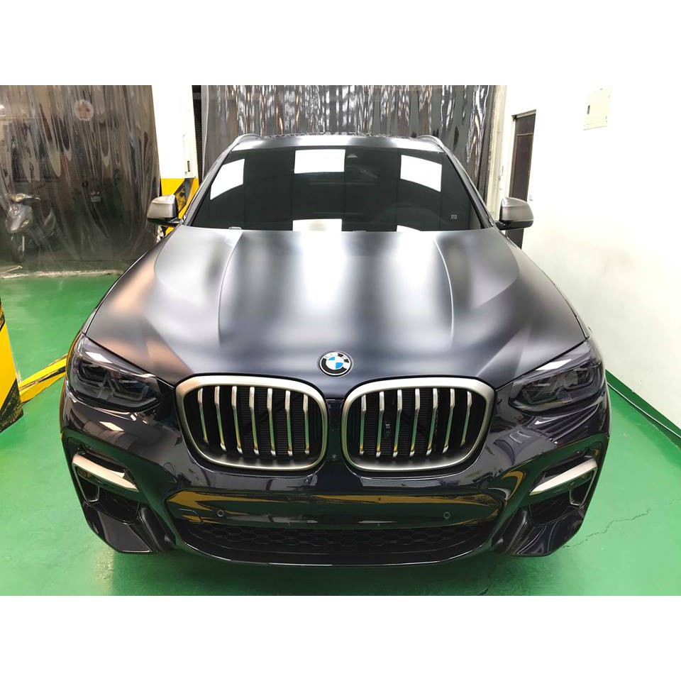BMW X4 M40i大燈美國頂級STEK TPU深燻黑犀牛皮自動修復燈膜保護膜包膜