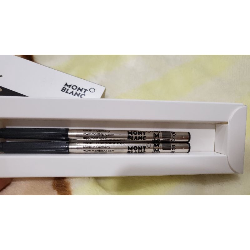 MONTBLANC 萬寶龍 原子筆芯 黑色 Ballpoint Pen Refill M 兩支裝