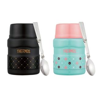 【THERMOS 膳魔師】 不鏽鋼真空燜燒罐 SK3000 時尚菱格 夢幻樂園 SK3000BH SK3000DBK