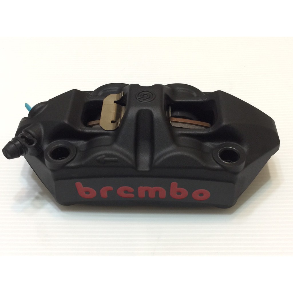 &lt;煞車工&gt;左邊BREMBO輻射M4卡鉗1098黑底紅字SMAX勁戰FORCE/BWS/Jets/gogoro可改上