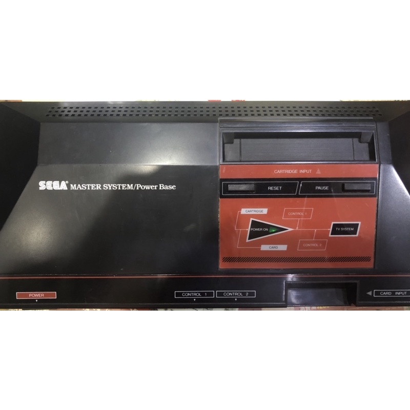 Sega 世嘉 master system / power base 桌上型電視遊樂器 僅供展示，不販售