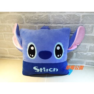 ✰草莓公園【迪士尼系列 Stitch 史迪奇 四方枕 娃娃 午安枕 午睡枕 枕頭 靠墊 抱枕】