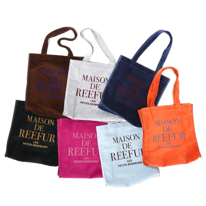 降價降價 📢 全新現貨✨梨花✨MAISON DE REEFUR 日本製法蘭絨包 Tote bag M
