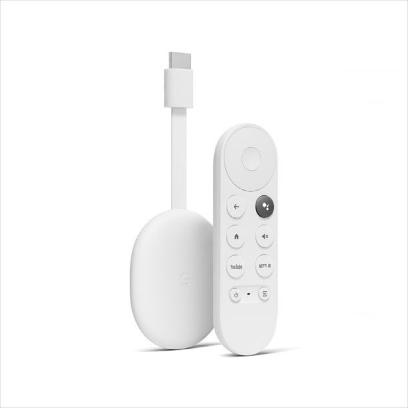 Chromecast with Google TV 4K 媒體串流播放器 電視棒 白色 4代 全新現貨