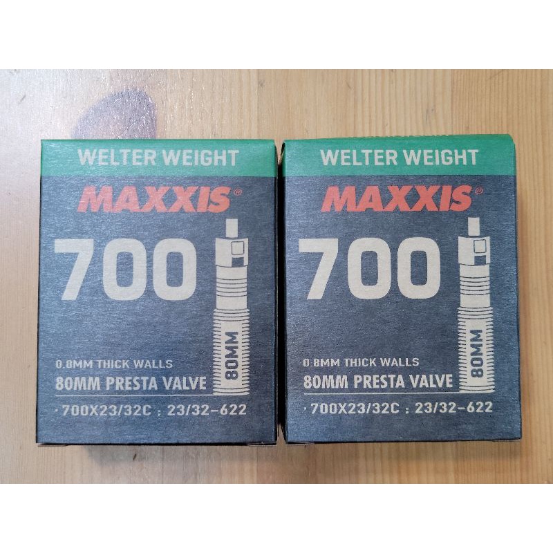 12H  2條入 80mm MAXXIS 可拆氣嘴內胎 氣嘴長80mm內胎 公路車內胎 法式氣嘴內胎 適用23C~32C