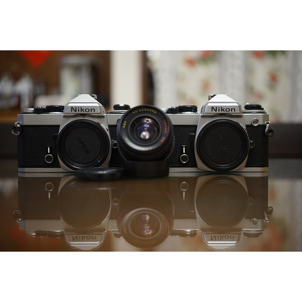 漂亮Nikon FE 重曝機身加購Osawa 28mm F2.8 (Ai) 大光圈 街拍鏡頭 Fm2 FE2 F2