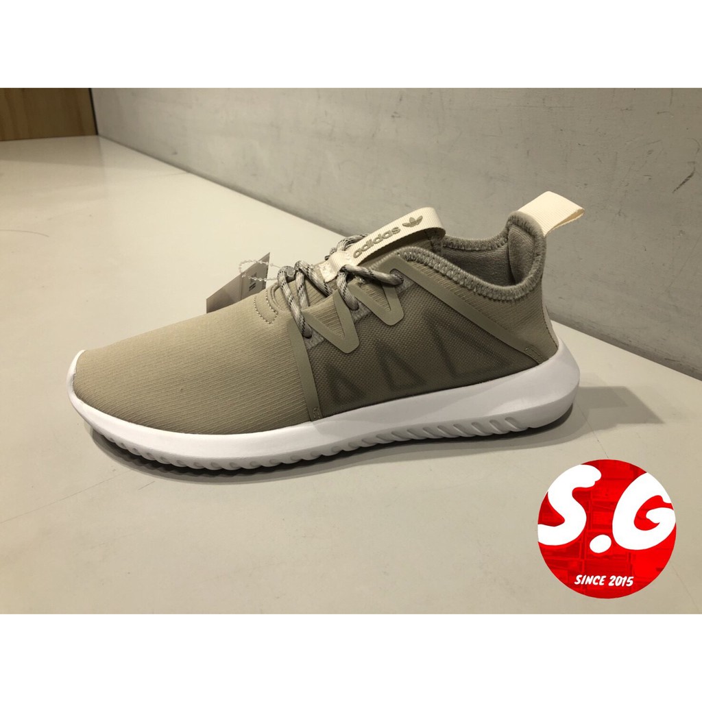 S.G ADIDAS TUBULAR VIRAL 2 卡其 墨綠 透氣 網布 編織 運動鞋 女鞋 BY9744