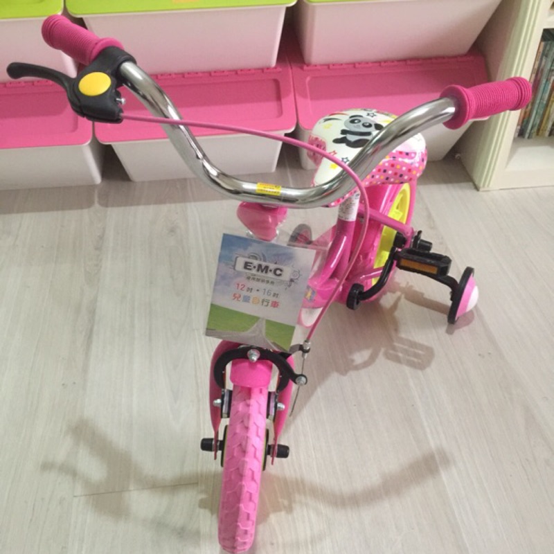 EMC小飛俠12吋兒童腳踏車(粉紅)自取