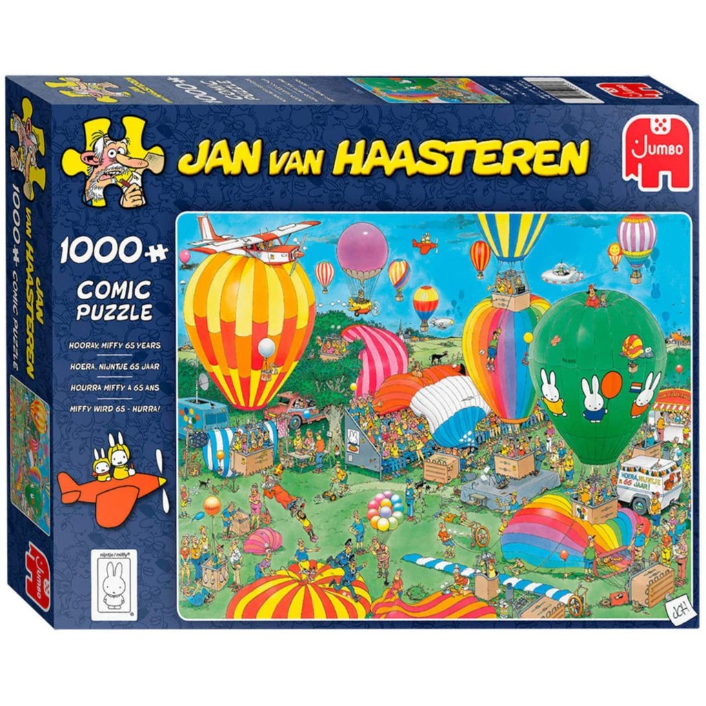 (現貨)歐洲進口jumbo拼圖---米菲65周年/ Haasteren(1000片)20024