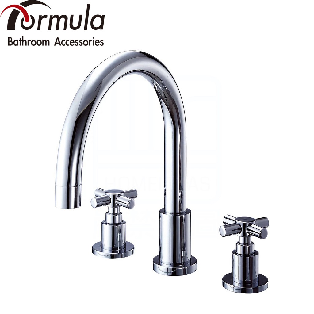 《Formula》台灣製造 A-792-3 三件式 浴缸龍頭 冷熱雙把手開關 日本進口陶瓷閥芯【免運費】