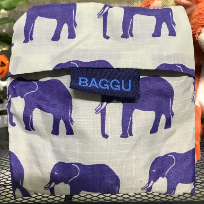 Baggu購物袋/美國環保袋/時尚品牌/托特包/大象🐘