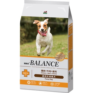 博朗氏BALANCE挑嘴犬狗糧 雞肉牛肉起司1.8Kg公斤【家樂福】