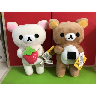 拉拉熊 rilakkuma 草莓款 飯糰款 娃娃 玩偶 布偶 絨毛娃娃 絨毛玩偶