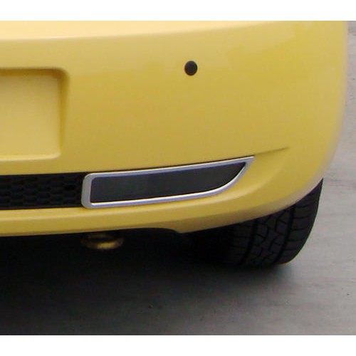 VW 福斯 Beetle 金龜車 2代 2005~2012 改裝 鍍鉻銀 後保桿 倒車燈框 後霧燈框 飾貼