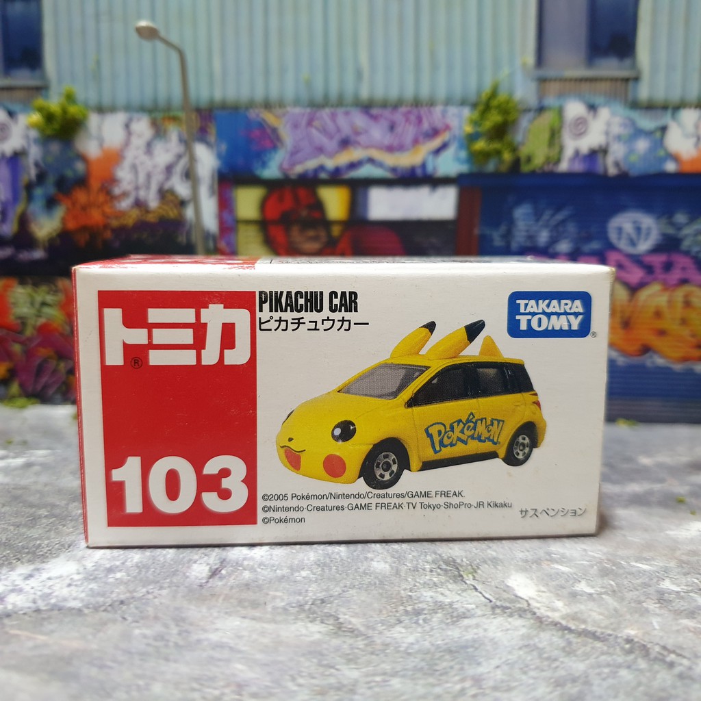 Tomica 103 Pikachi Car 皮卡丘 藍標