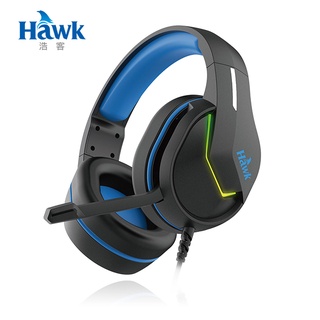 Hawk浩客 RGB發光頭戴電競耳麥 G5200