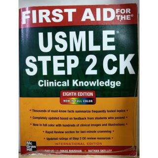 First Aid for the USMLE Step 2 CK: Clinical Knowledge..