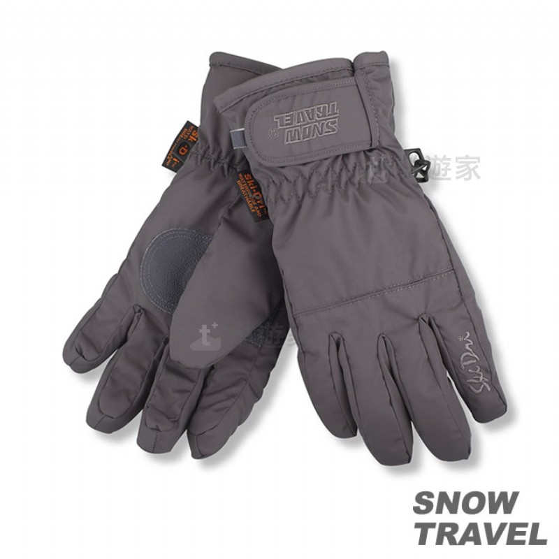 [款式:STAR006-GRY] SNOWTRAVEL SKI-DRI防水透氣超薄型手套 (灰色)
