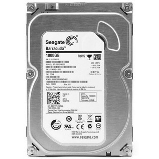 梭魚 Seagate Barracuda 1TB SATA 6Gb/s 64MB 快取 薄型3.5吋硬碟【拆機良品】