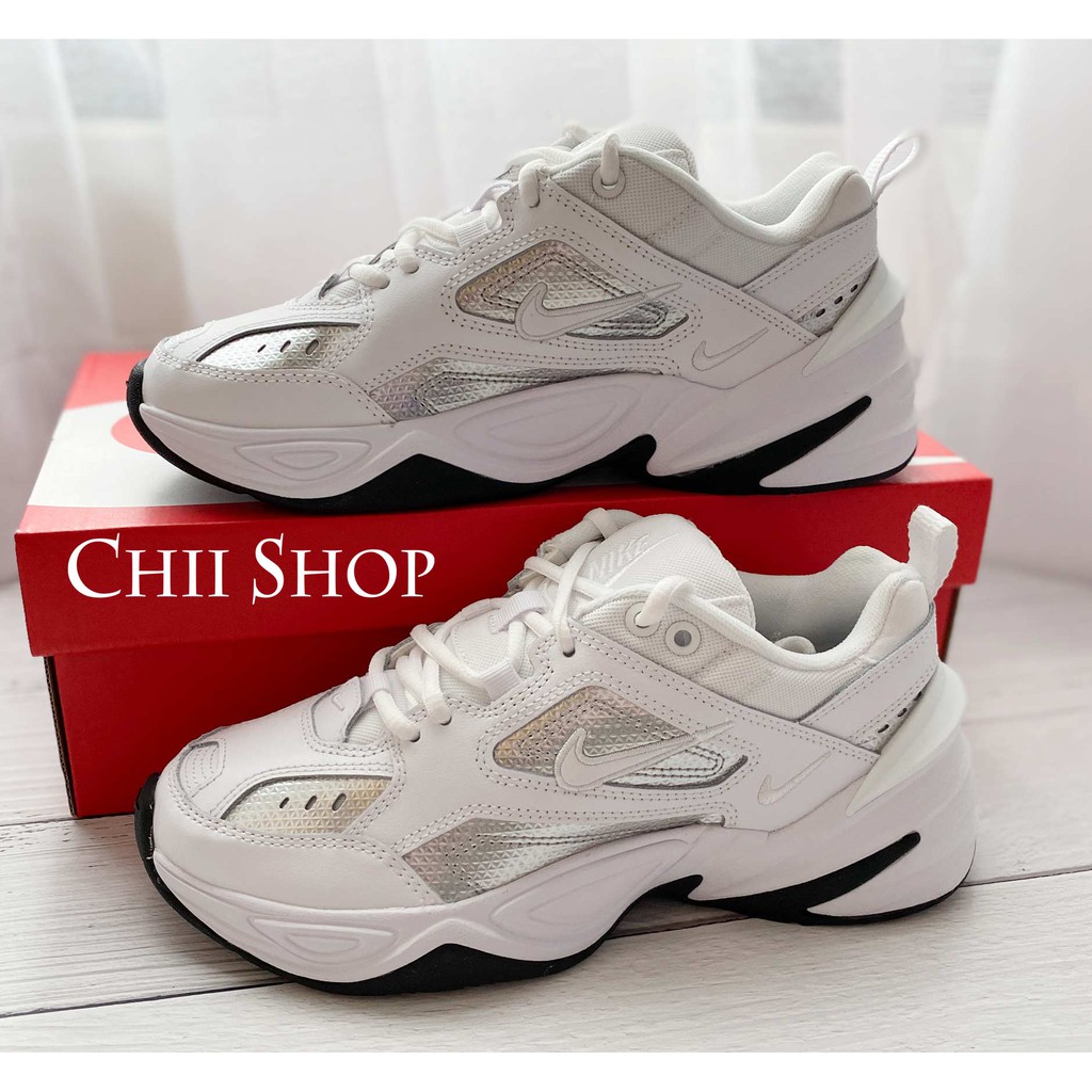 【CHII】韓國代購 Nike M2K Tekno ESS W 女款 白銀 老爹鞋 CJ9583-100