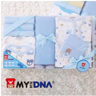 【美國媽咪】MY+DNA熊本部 彌月禮盒系列十件組 長袖男款 女款