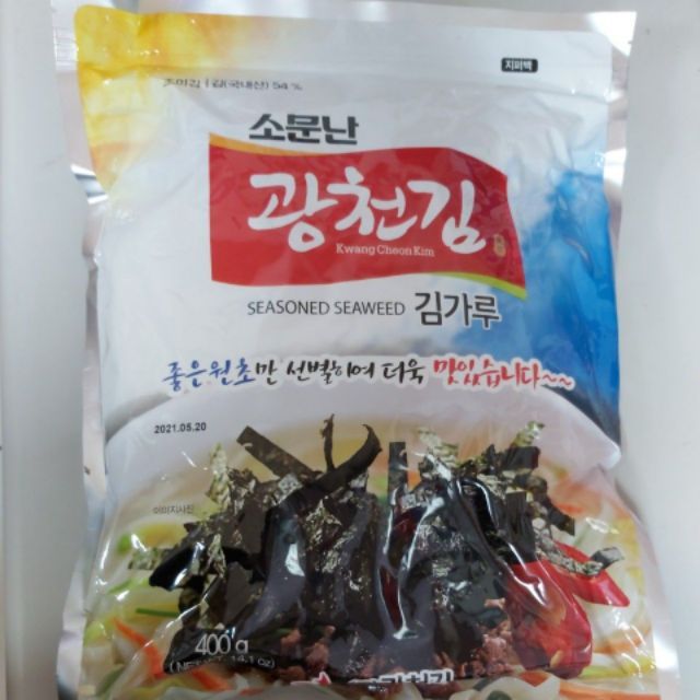 韓國廣川岩燒海苔絲400g 大包裝 蝦皮購物