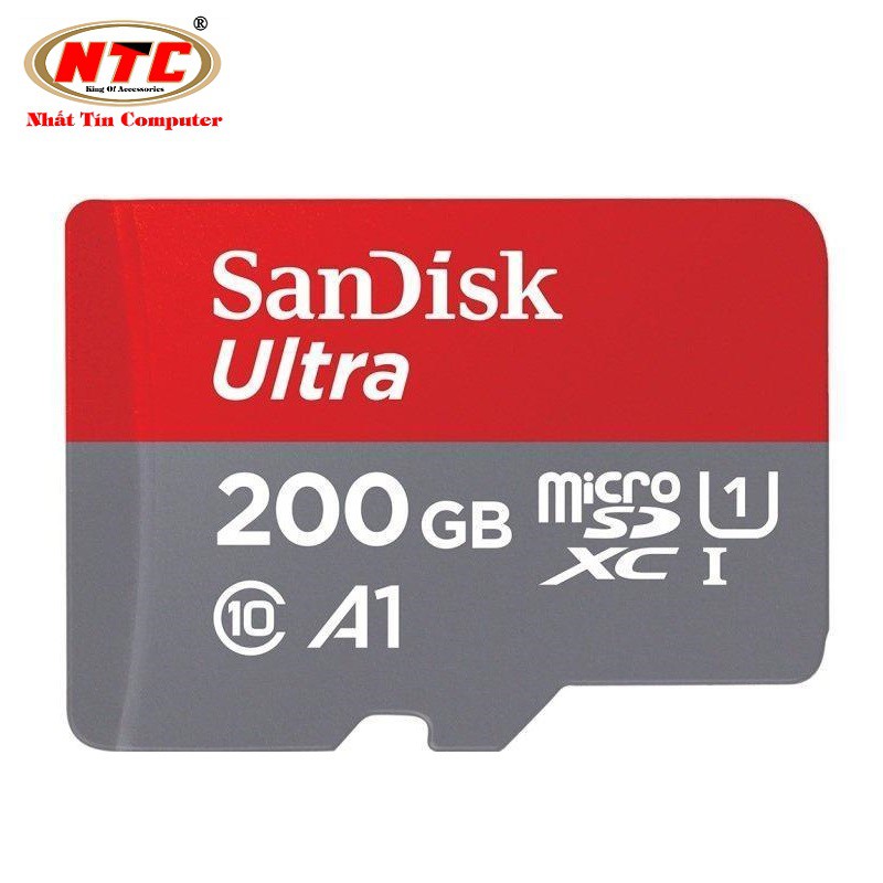 Sandisk Ultra A1 200GB Class 10 U1 100MB /s box 英國存儲卡 - 無適配器