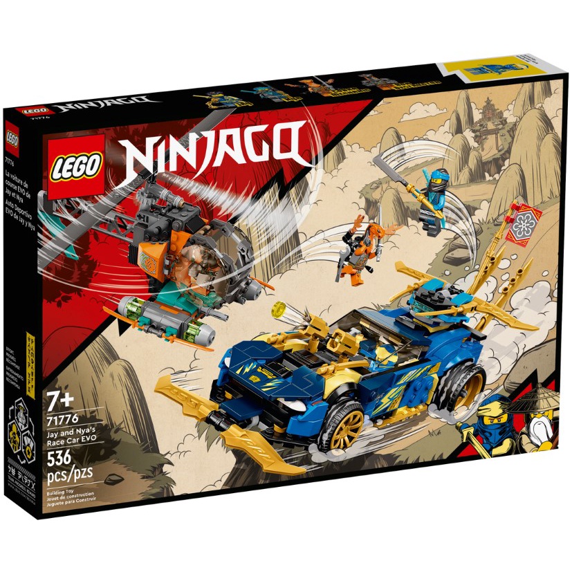 ［想樂］全新 樂高 LEGO 71776 忍者 Ninjago 阿光和赤蘭的賽車 進化版 Jay and Nya's Race Car EVO