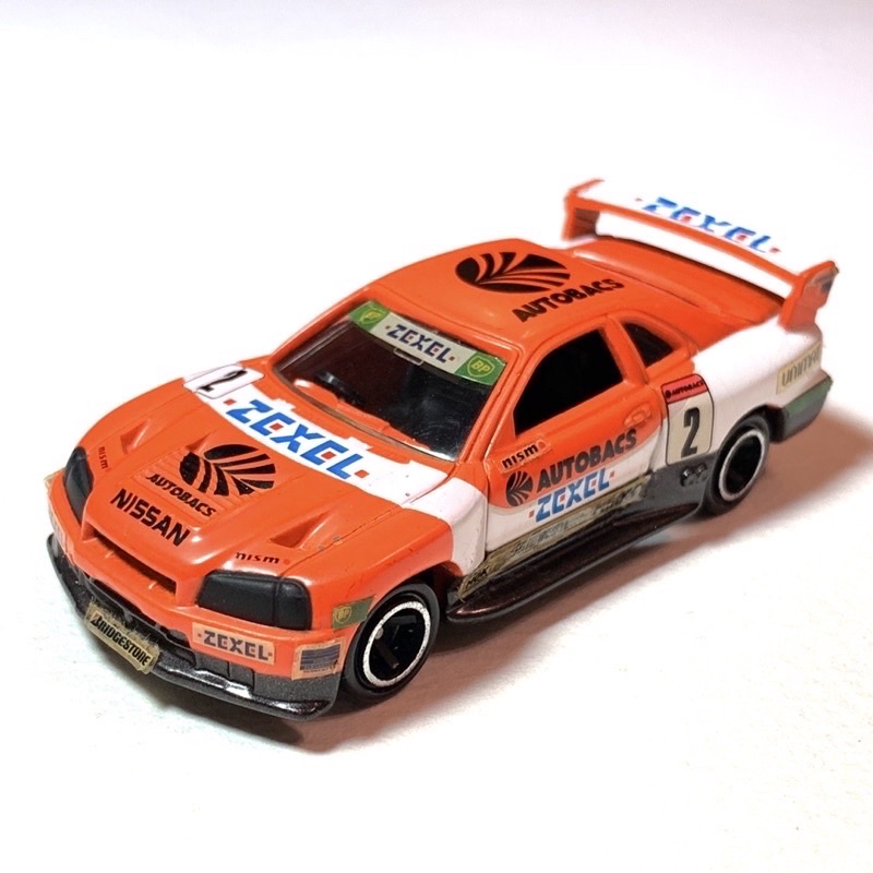 絕版 Tomica Nissan Skyline GT-R R34 Autobacs