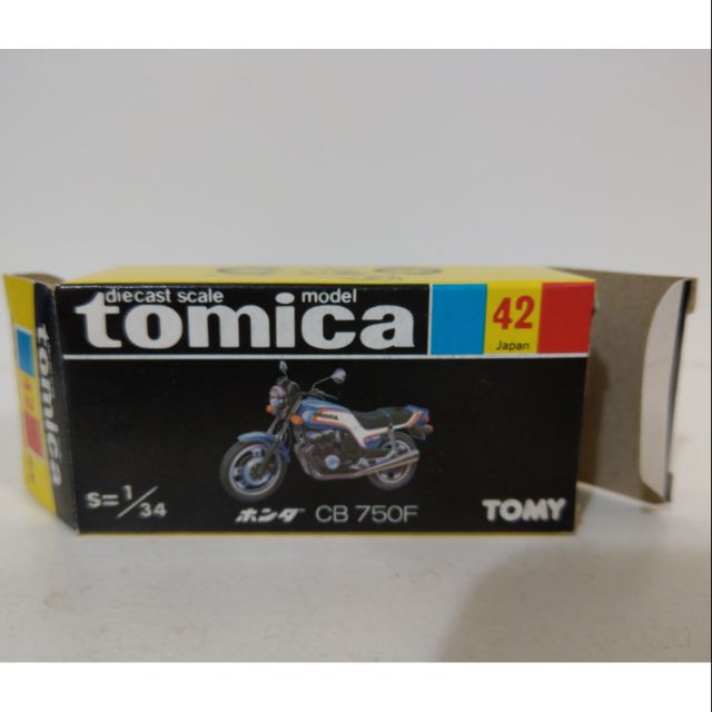 TOMY TOMICA 42 黑盒 空盒 本田 HONDA CB 750F 日本製