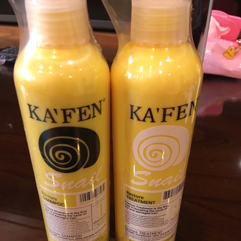 &lt;全新&gt; Kafen 卡芬蝸牛極致洗髮精/潤髮乳 250ml