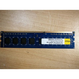 南亞Elixir DDR3 1333 4G【2G*2 雙面顆粒 雙通道】 桌上型 桌電記憶體 二手中古良品，便宜賣。