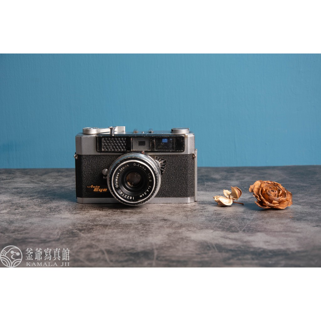 釜爺底片相機 Olympus Auto Eye D Zuiko 4 5cm 45 2 8經典銘機 蝦皮購物